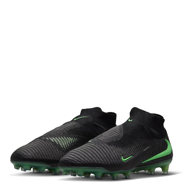 Black/Green - Nike - Phantom 6 High Elite Artificial-Grass Football Boot