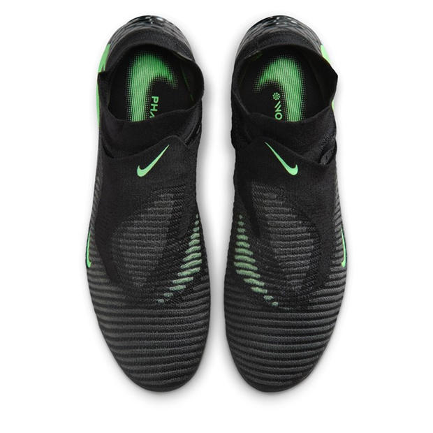 Black/Green - Nike - Phantom 6 High Elite Artificial-Grass Football Boot