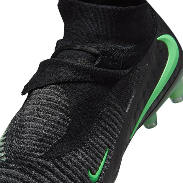 Black/Green - Nike - Phantom 6 High Elite Artificial-Grass Football Boot