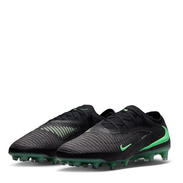 Black/Green - Nike - Phantom 6 Low Elite Adults Artificial Ground Football Boots