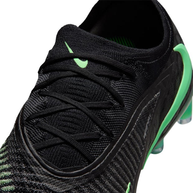 Black/Green - Nike - Phantom 6 Low Elite Adults Artificial Ground Football Boots