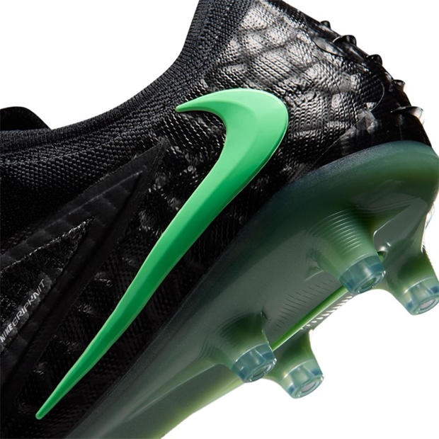 Black/Green - Nike - Phantom 6 Low Elite Adults Artificial Ground Football Boots
