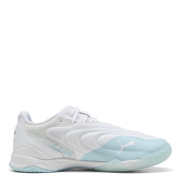 Puma White-Aqu - Puma - Men's Ibero V Indoor Football Boots