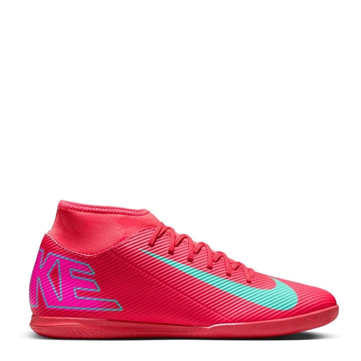 Nike Men's Red Mercurial Superfly 10 Club Indoor Football Boots in Size 8, Sports Direct
