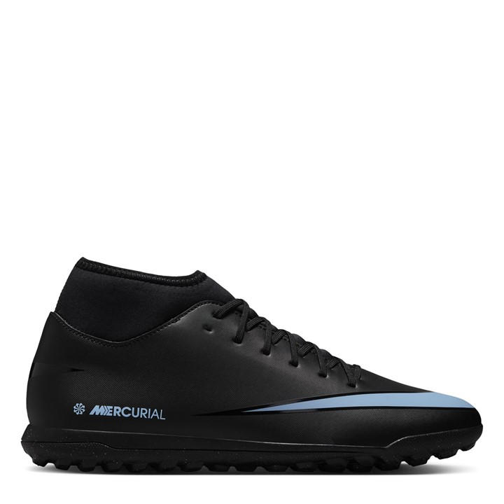 Nike Men's Black Mercurial Superfly 10 Club  Astro Turf Football Boots in Size 7.5, Sports Direct