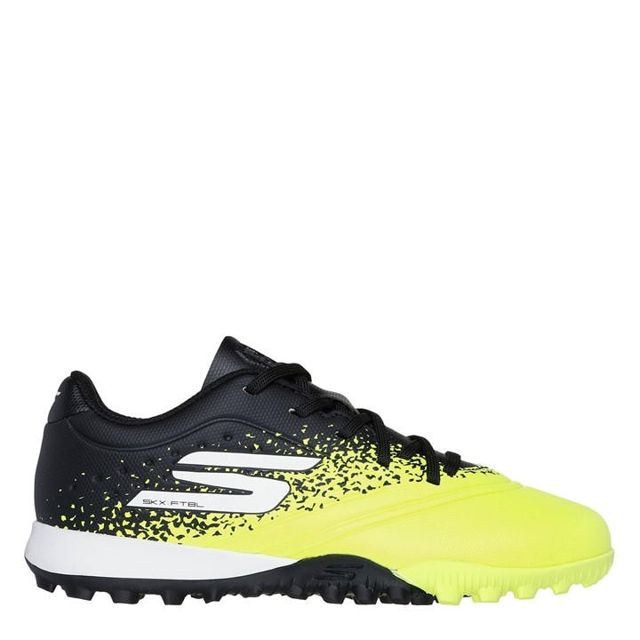 Skechers Men's Yellow Razor Gold Astro Turf Football Boot in Size 8.5, Sports Direct