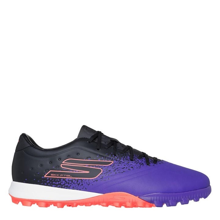 Skechers Men's Purple Razor Gold Astro Turf Football Boot in Size 8, Sports Direct