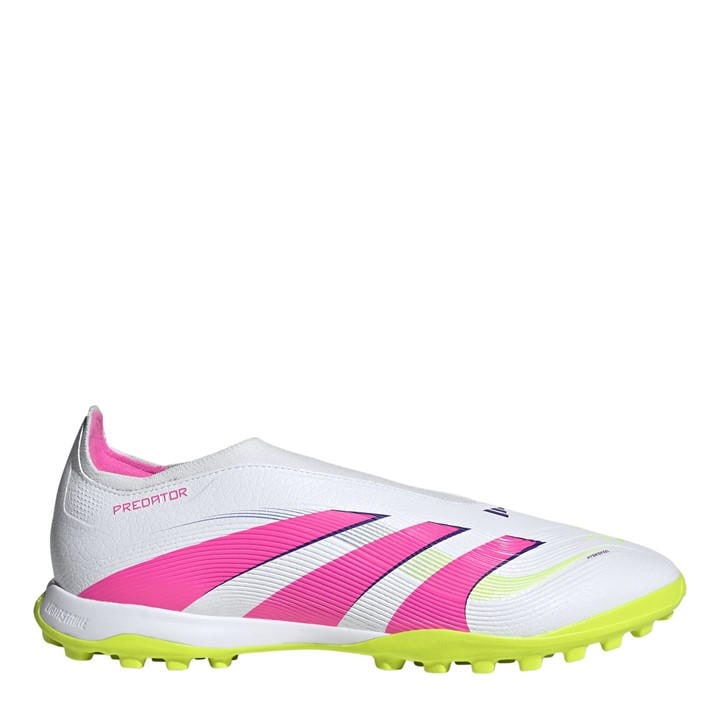 Adidas Men's White Predator League Laceless Astro Turf Football Boots in Size 11.5, Sports Direct