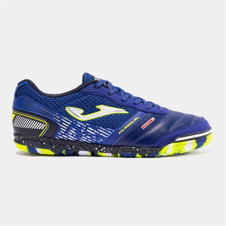 Joma Men's Blue Mundial Leather Indoor Football Trainers in Size 10.5, Sports Direct