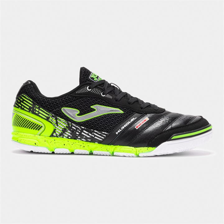 Joma Men's Black Mundial Leather Indoor Football Trainers in Size 10.5, Sports Direct