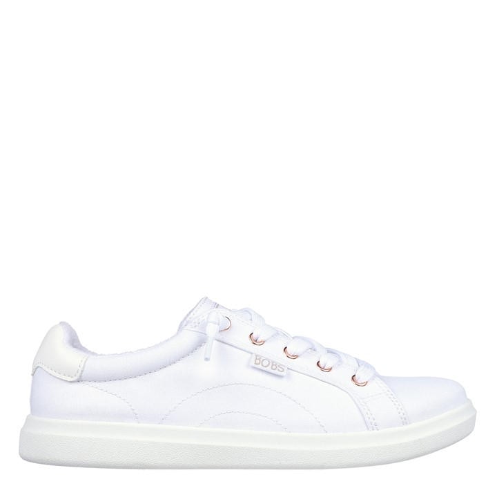 Skechers Women's White Bobs D Vine Low-Top Trainers in Size 4, Sports Direct