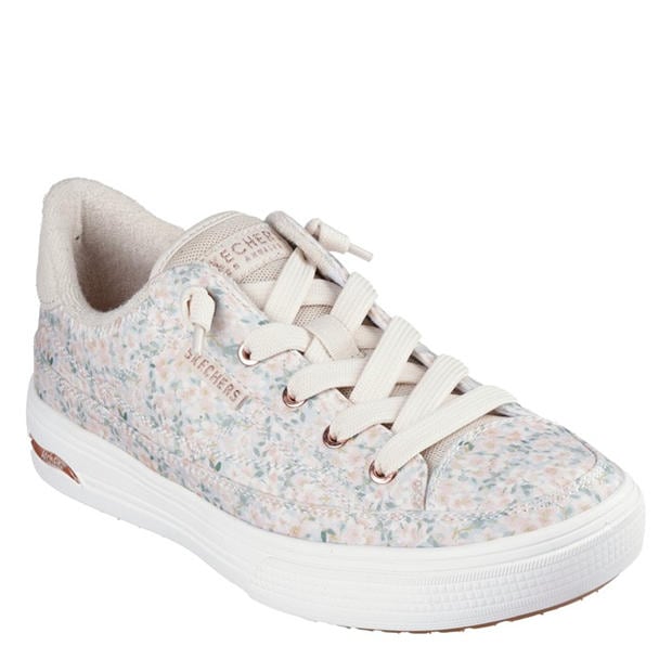 White - Skechers - Skechers Arch Fit Arcade - Flowa Powa Low-Top Trainers Womens
