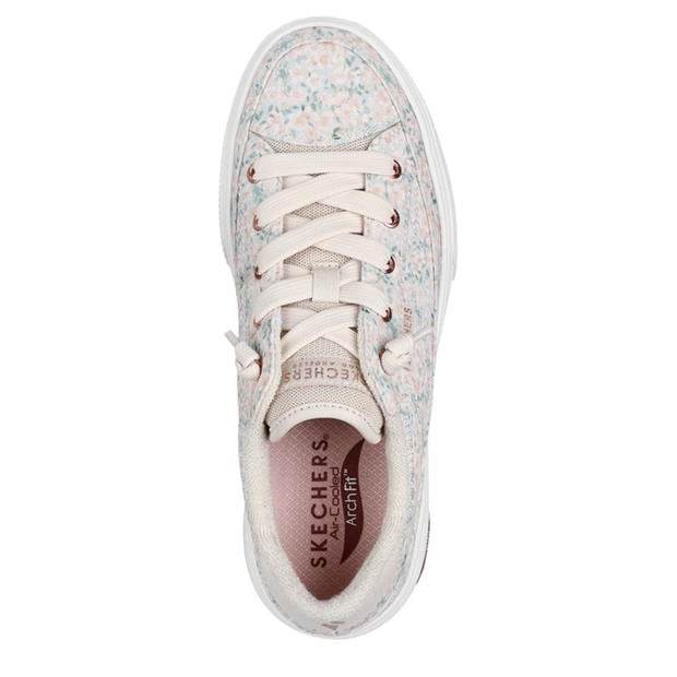White - Skechers - Skechers Arch Fit Arcade - Flowa Powa Low-Top Trainers Womens