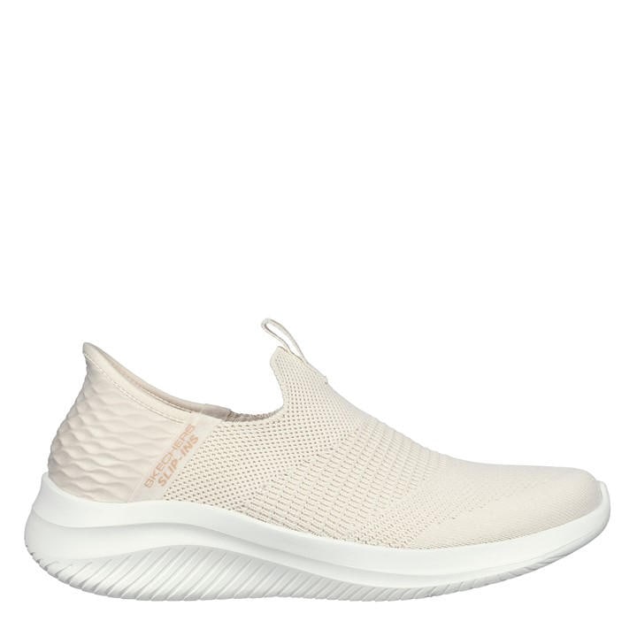 Skechers Women's Beige Slip-Ins: Ultra Flex 3.0 - Cozy Streak in Size 6, Sports Direct