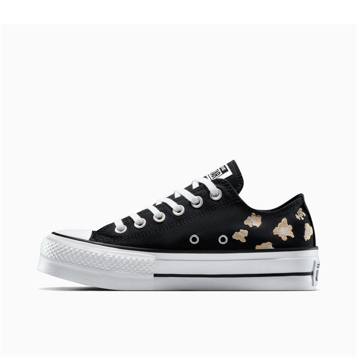 Converse Women's Black Chuck Taylor All Star Lif Low-Top Trainers in Size 6, Sports Direct