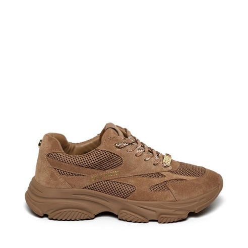 STEVE MADDEN - Women's Front Row Suede Lace-Up Chunky Trainers