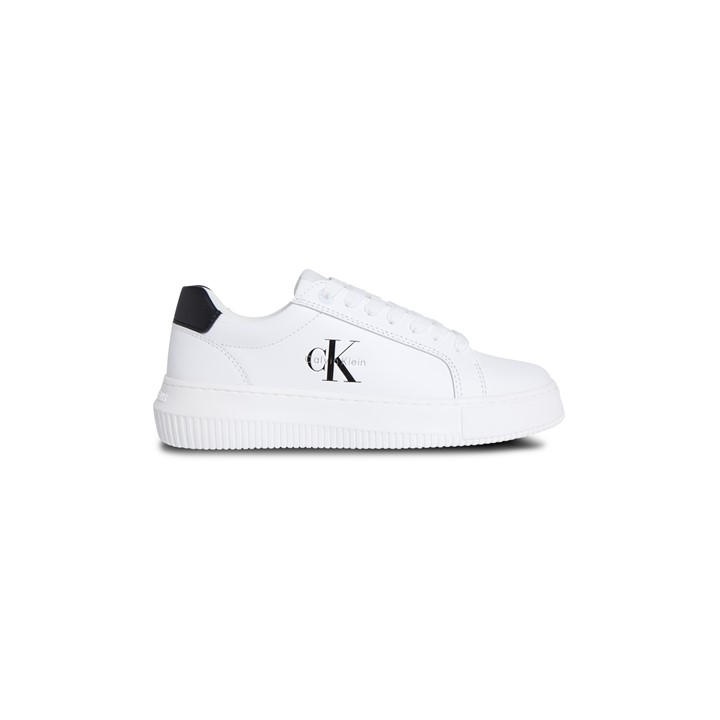 Calvin Klein Jeans Women's White Chunky Trainers in Size 7, Sports Direct