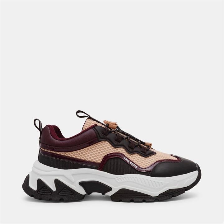 Steve Madden Women's Brown Android-E Chunky Trainers in Size 8, Sports Direct