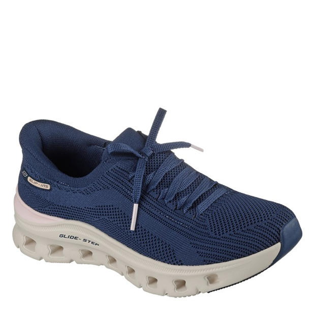 Navy - Skechers - Womens Low-Top Trainers