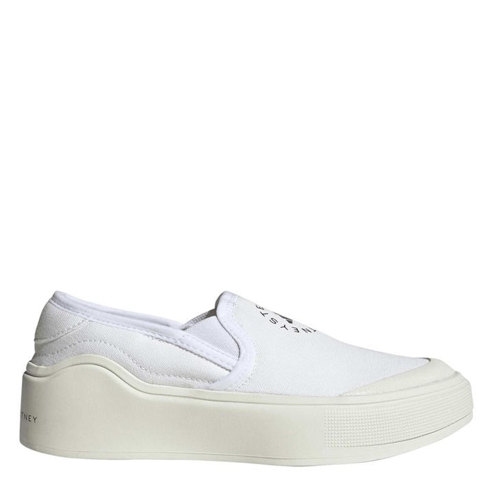 Adidas Women's White Asmc Court Sl in Size 9, Sports Direct