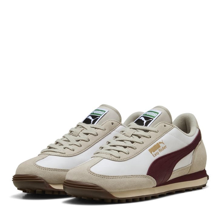 Puma Women's White Easy Rider Low-Top Trainers in Size 5, Sports Direct