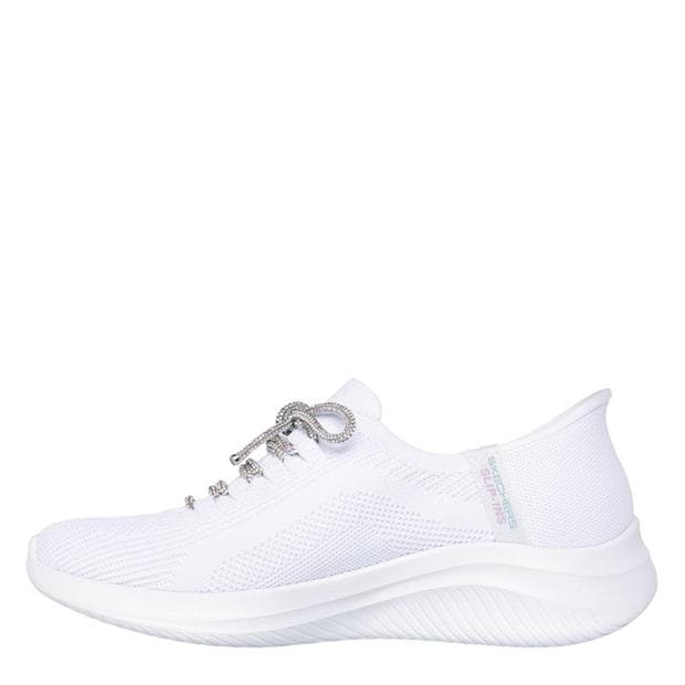 White - Skechers - Women's Low-Top Trainers