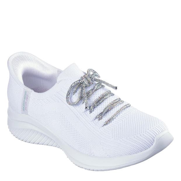 White - Skechers - Women's Low-Top Trainers