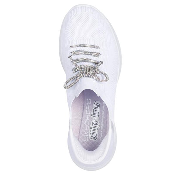 White - Skechers - Women's Low-Top Trainers
