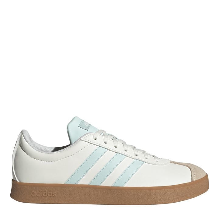 Adidas Women's White Vl Court Base Shoes in Size 7, Sports Direct