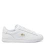 WHT/GLD - Lacoste - Womens Carnaby Set Leather Shoes