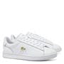 WHT/GLD - Lacoste - Womens Carnaby Set Leather Shoes