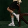 WHT/GLD - Lacoste - Womens Carnaby Set Leather Shoes
