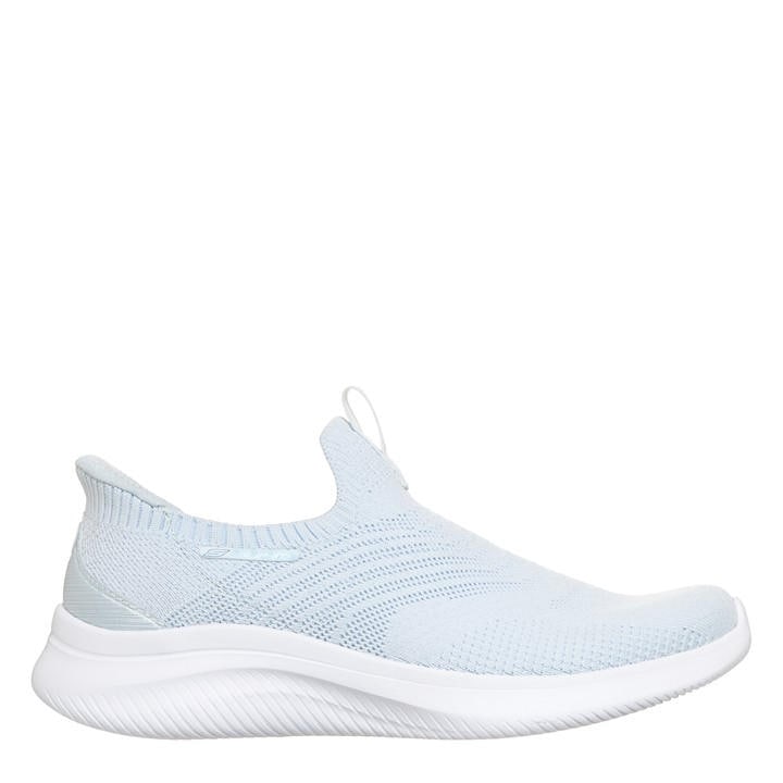 Skechers Women's Blue Slip On Trainers in Size 7, Sports Direct