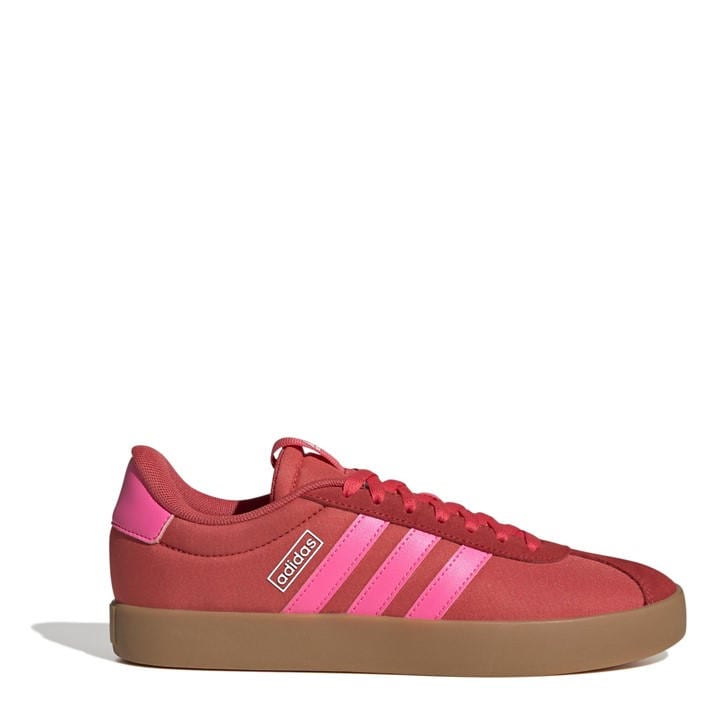 Adidas Women's Red Vl Court 3.0 Shoes in Size 6, Sports Direct
