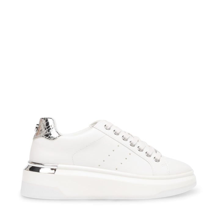 Steve Madden Women's White Madden Glacial Train in Size 9, Sports Direct