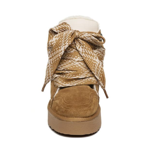 Chestnut Suede - Steve Madden - Women's Paci Chunky Trainers