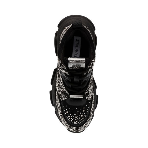 Black Silver - Steve Madden - Madden Privy Trainer Ld99