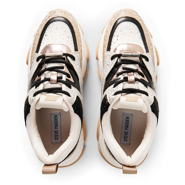 Black Silver - Steve Madden - Madden Privy Trainer Ld99