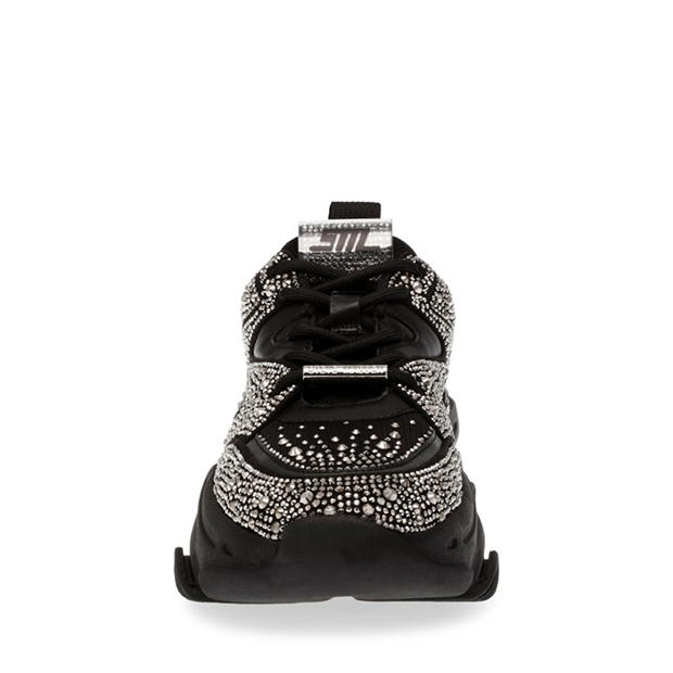Black Silver - Steve Madden - Madden Privy Trainer Ld99