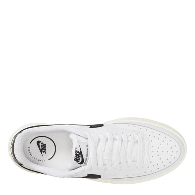 White/Black - Nike - Women's Low-Top Trainers
