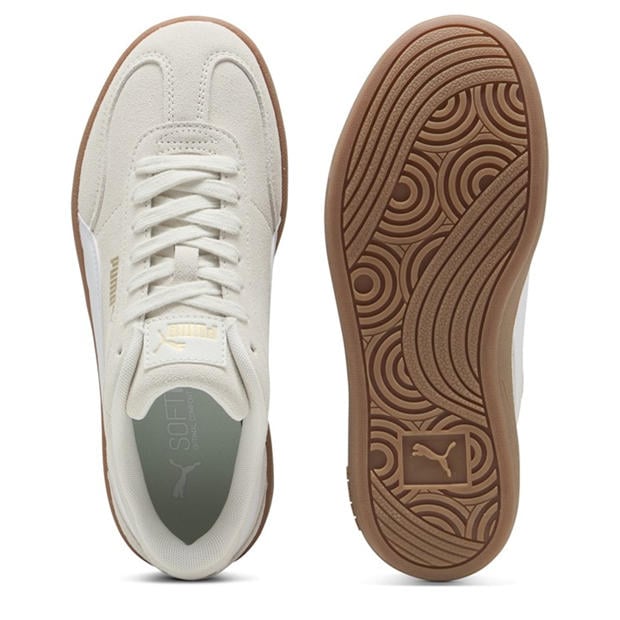 Alpine Snow/Gum - Puma - Puma Club Era II Platform Trainers