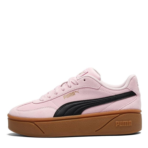 Pink/Navy/Gum - Puma - Puma Club Era II Platform Trainers