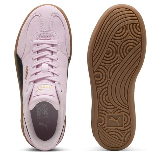 Pink/Navy/Gum - Puma - Puma Club Era II Platform Trainers