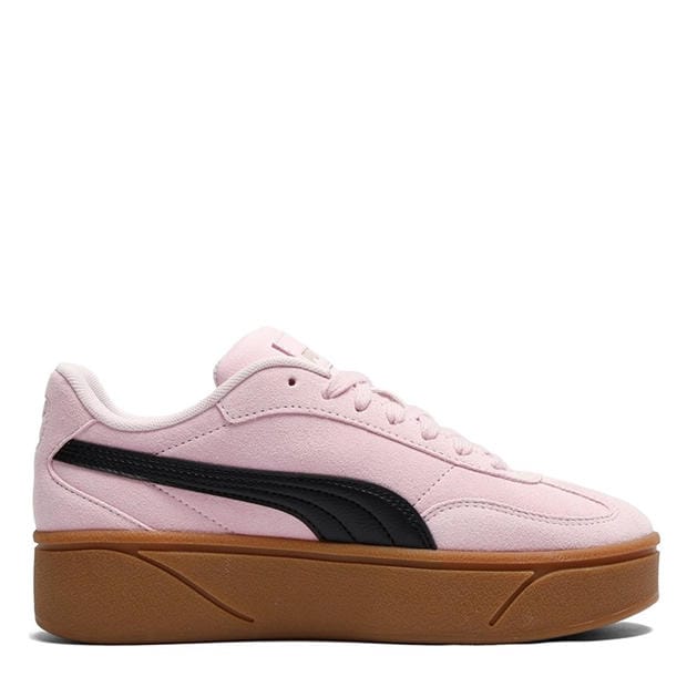 Pink/Navy/Gum - Puma - Puma Club Era II Platform Trainers