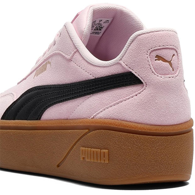 Pink/Navy/Gum - Puma - Puma Club Era II Platform Trainers
