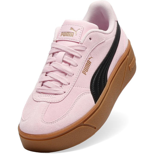 Pink/Navy/Gum - Puma - Puma Club Era II Platform Trainers