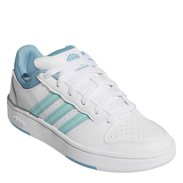 Ftwr White/Flas - adidas - Women's Hoops Classic Court Trainers