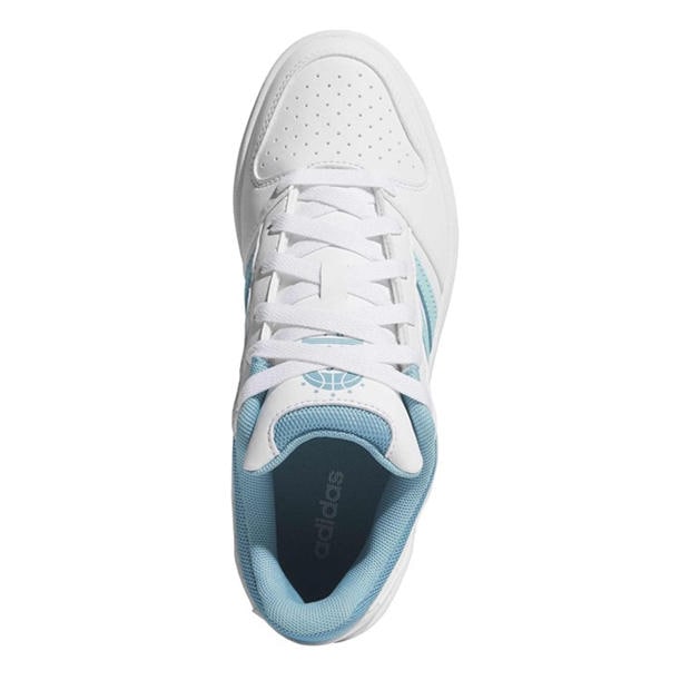 Ftwr White/Flas - adidas - Women's Hoops Classic Court Trainers