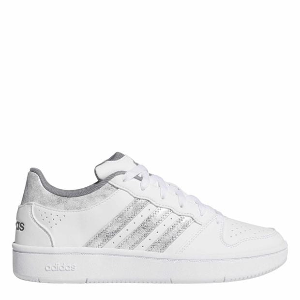 Ftwr White/Grey - adidas - Women's Hoops Classic Court Trainers