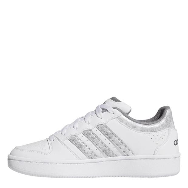 Ftwr White/Grey - adidas - Women's Hoops Classic Court Trainers